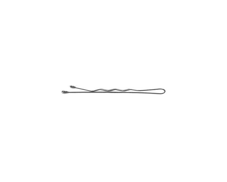 TB TOOLS FOR BEAUTY LUSSONI Waved Hair Grips Hairpins 6cm Silver - Pack of 250