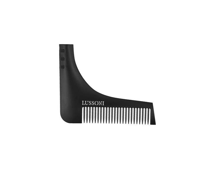 T4B LUSSONI BC 600 Barber Comb for Cutting and Styling Beard - Plastic