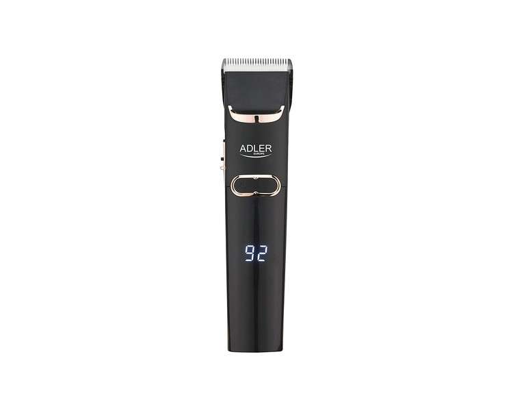 ADLER AD 2832 Hair Cutting Machine with 4 Attachments Ceramic Blade for Men - Precision Trimmer Beard Trimmer Hair Clipper Razor - Battery and Mains Operation