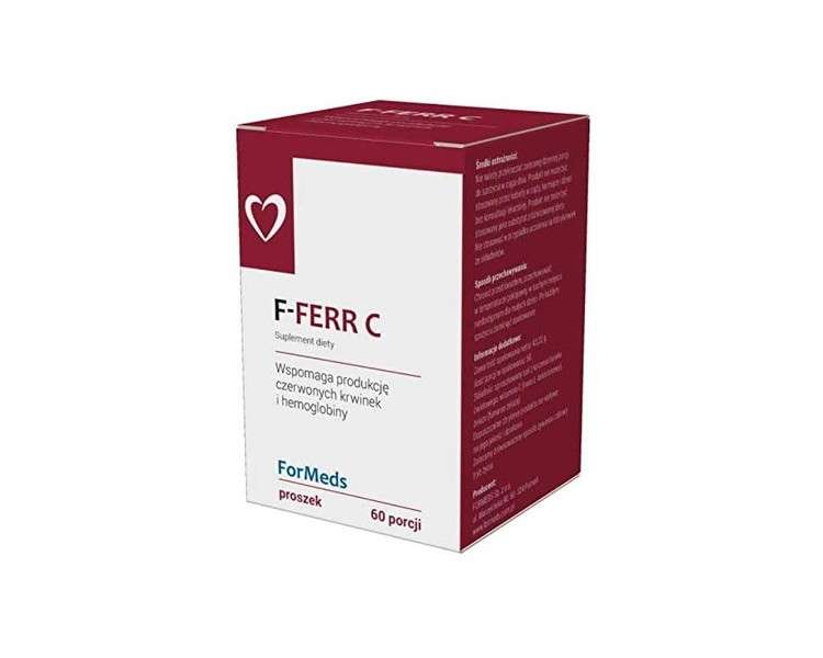 F-Ferr C Iron 14 Mg + Vitamin C 80 Mg 60 Portions 43,32g Formeds