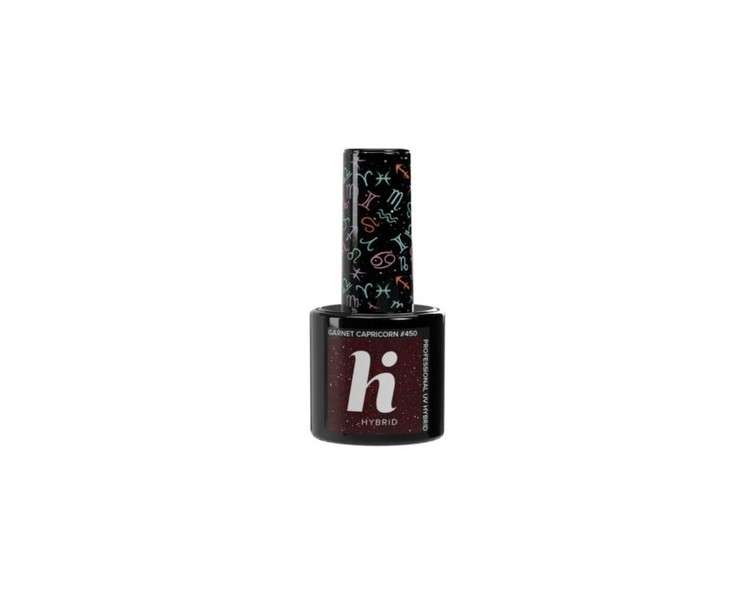 Hi Hybrid Zodiac Hybrid Nail Polish No. 450 Garnet Capricorn 5ml