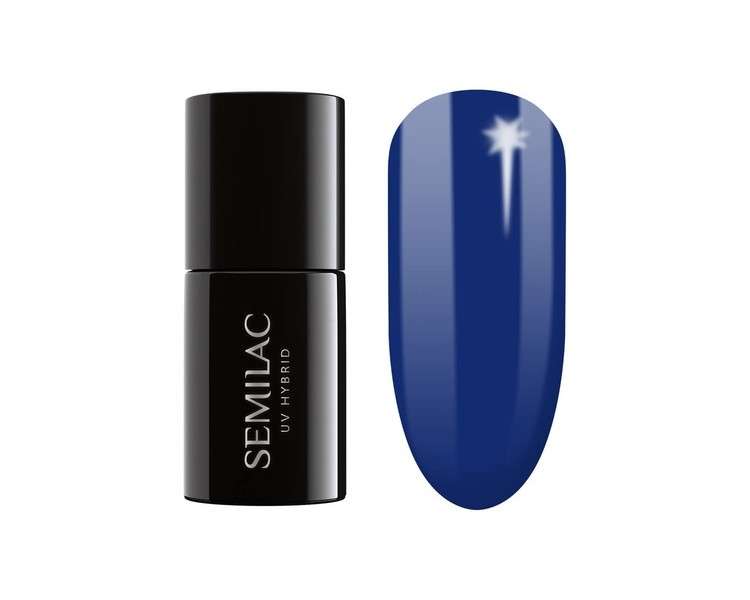 Semilac UV Nail Polish Festive Blue 7ml