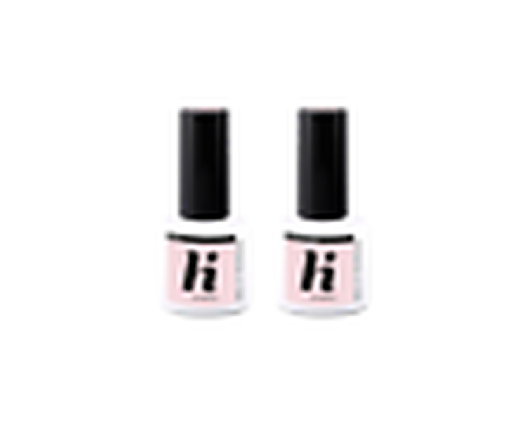 Hi Hybrid UV/LED Soak Off Gel Nail Polish Base Pastel Base Top No Wipe 5ml