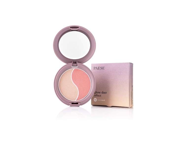 Paese Cosmetics Nanorevit Glow Duo Effect Blush and Highlighter 4.5g