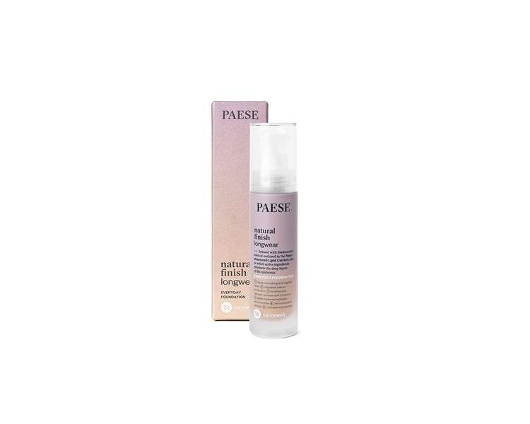 Paese Cosmetics Nanorevit 03 Sand Natural Finish Longwear Foundation Full Coverage 35ml