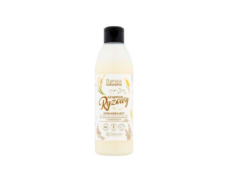 Barwa Naturalna Rice Rejuvenating Shampoo with Biotin for Dry Hair and Ends 300ml