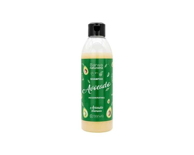 Barwa Natural Regenerating Avocado Shampoo for Dry and Damaged Hair 300ml