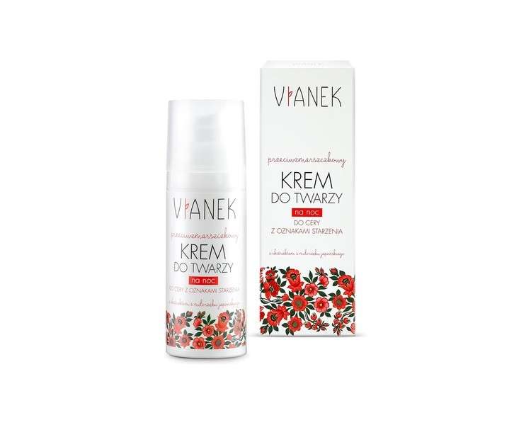 Vianek Anti-Wrinkle Face Cream for Skin with Signs of Aging 50ml