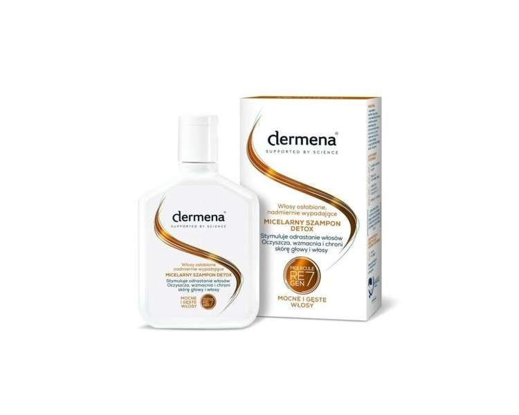 Dermena Hair Care Detox Micellar Shampoo for Weak Hair
