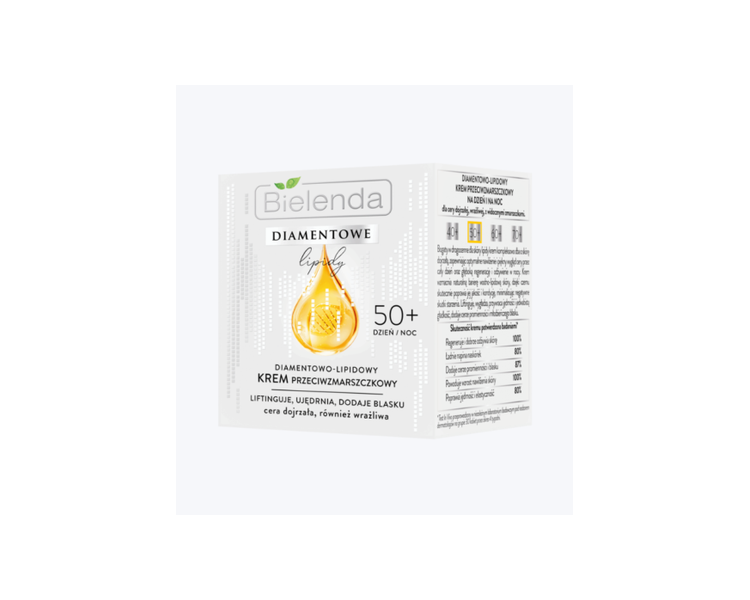 Bielenda Diamond Lipid 50+ Cream Anti-Wrinkle Lifting Firming Radiance 50ml