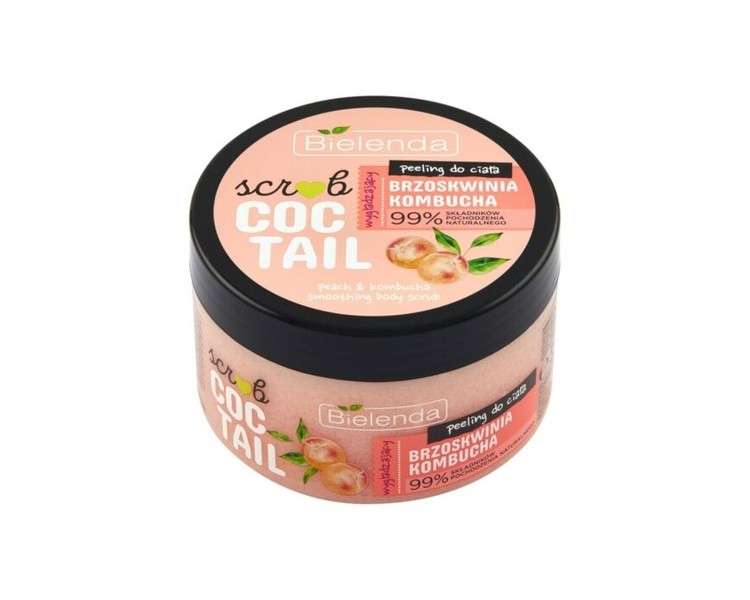 Bielenda Scrub Coctail Smoothing Body Scrub Peach & Kombucha 350g