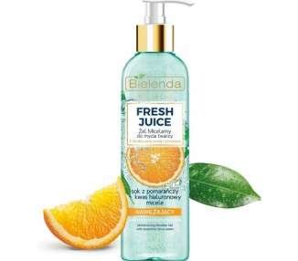Bielenda Fresh Juice Moisturizing Micellar Gel Face Wash Orange 190g