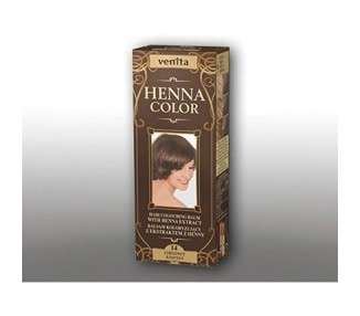 Venita Henna Color Hair Dye 75ml - Chestnut