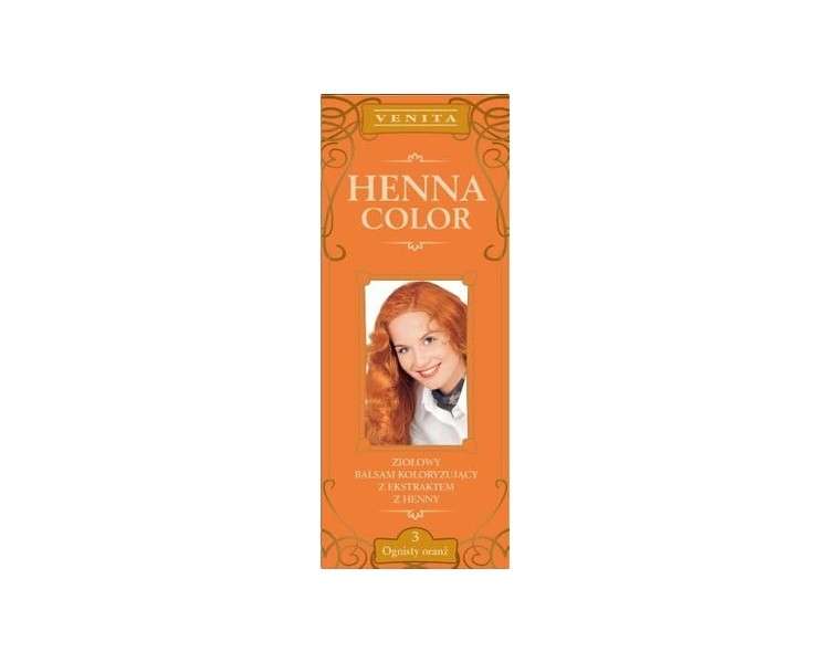 Venita Henna Color Hair Dye 75ml - Shade 5 Paprika