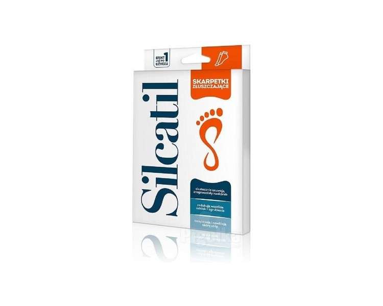 Silcatil Peeling Socks Foot Mask for Removing Calluses and Dead Skin