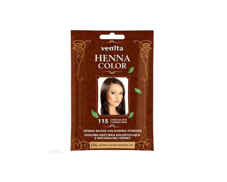 Venita Henna Herbal Coloring Conditioner 115 Chocolate 30g