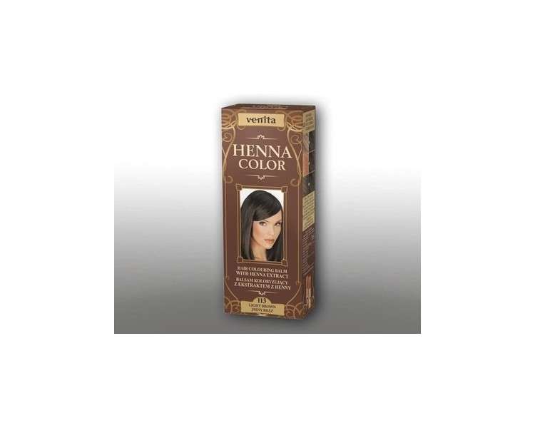 Venita Henna Tube 113 Light Brown 75ml