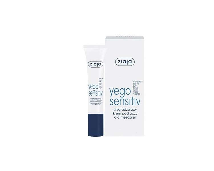 ZIAJA Yego Sensitive Smoothing Eye Cream for Men 15ml