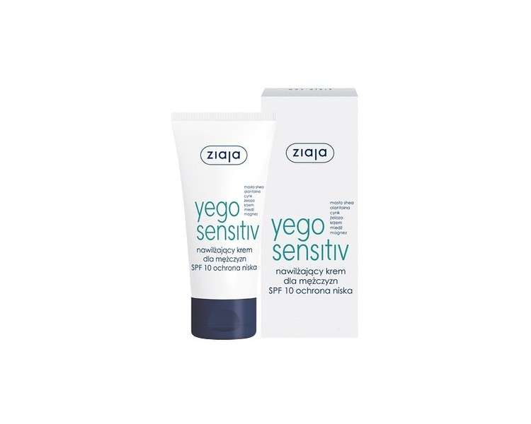 ZIAJA YEGO SENSITIVE Moisturizing Cream SPF10 50ml