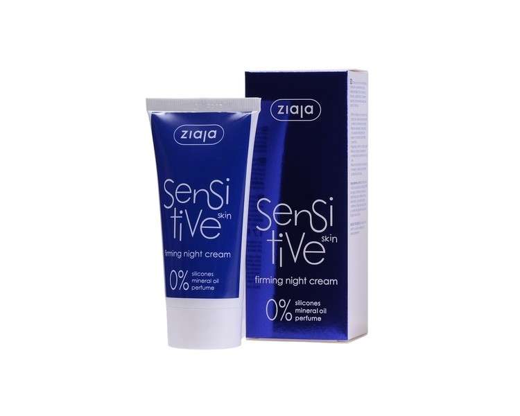 Ziaja Sensitive Skin Firming Night Cream 1.7 Fl Oz (50ml)