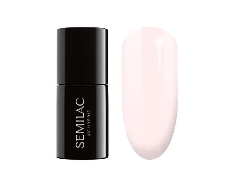 Semilac 128 UV Hybrid Nail Polish Pink Marshmallow 7ml