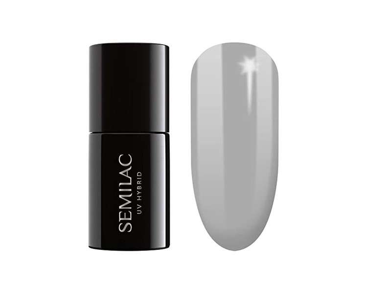 Semilac Stylish Gray UV Hybrid Nail Polish 7ml