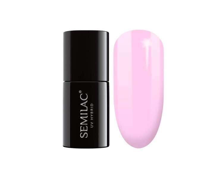 Semilac UV Nail Polish Pink Smile 056 7ml - Colorful and Long-Lasting Nail Polish for Intensive Nails