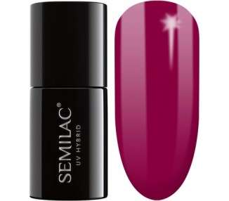 Semilac UV Nail Polish Classic Wine 028 Color 7ml