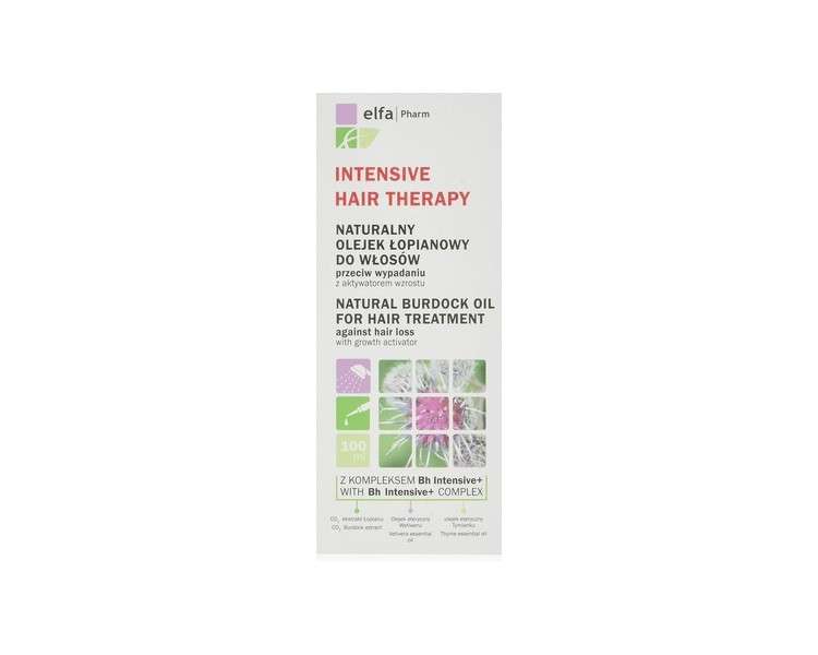 Elfa Pharm Intensive Hair Therapy Natural Burdock Oil with Growth Activator 100g