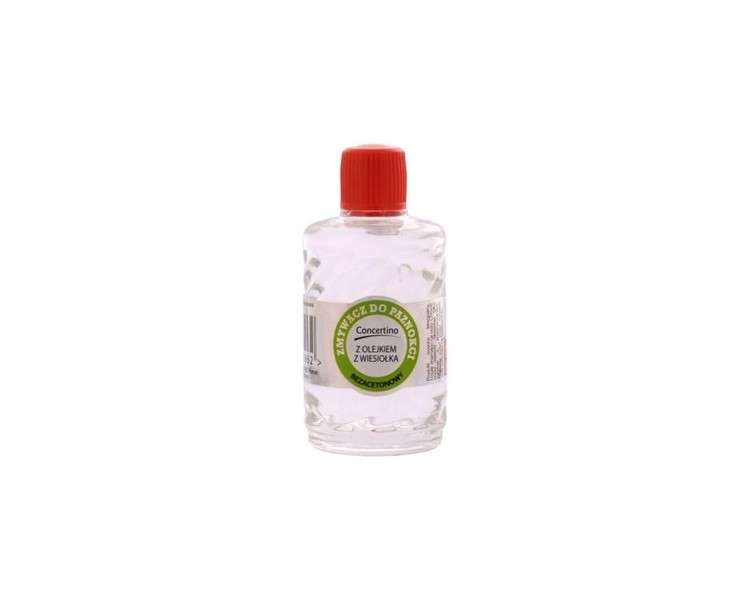 Concertino Nail Polish Remover with Evening Primrose Oil - Acetone Free 50ml