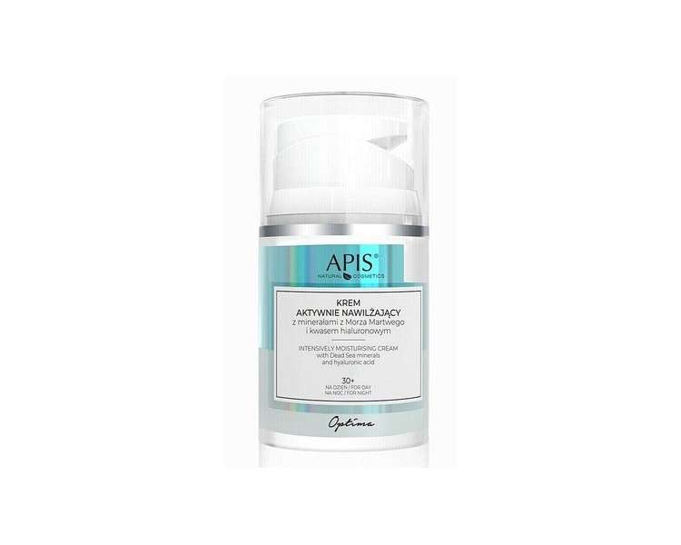 Apis Optima Moisturizing Face Cream with Minerals and Hyaluronic Acid 30+ 50ml