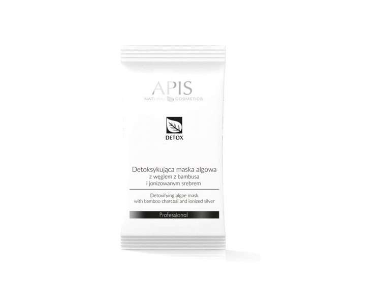 APIS Detoxifying Algae Mask with Bamboo Charcoal and Ionised Silver Face Care 20g