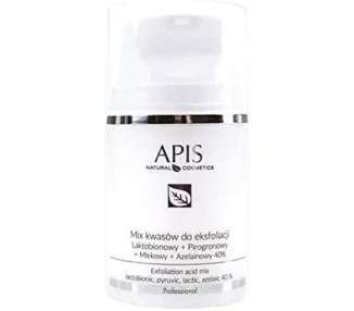 Apis Professional 40% Exfoliation Acid Mix Lactobionic Pyruvic Lactic Azelaic 50ml