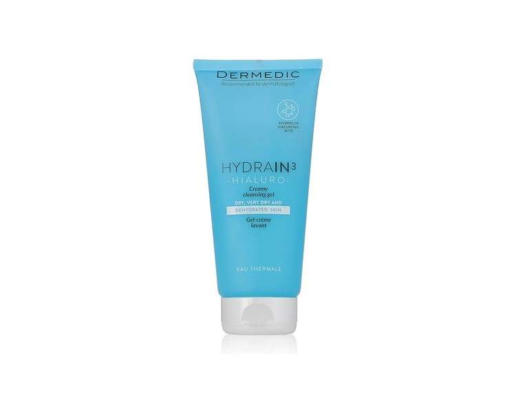 DERMEDIC HYDRAIN 3 HIALURO Creamy Face Wash 200ml