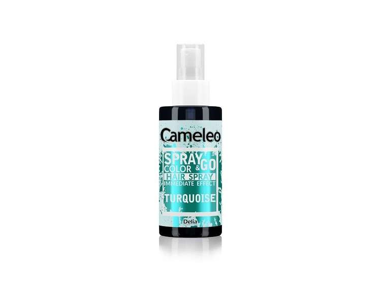 Cameleo Spray & Go Hair Color Spray Turquoise for Blonde, Platinum Blonde & Gray Hair 150ml