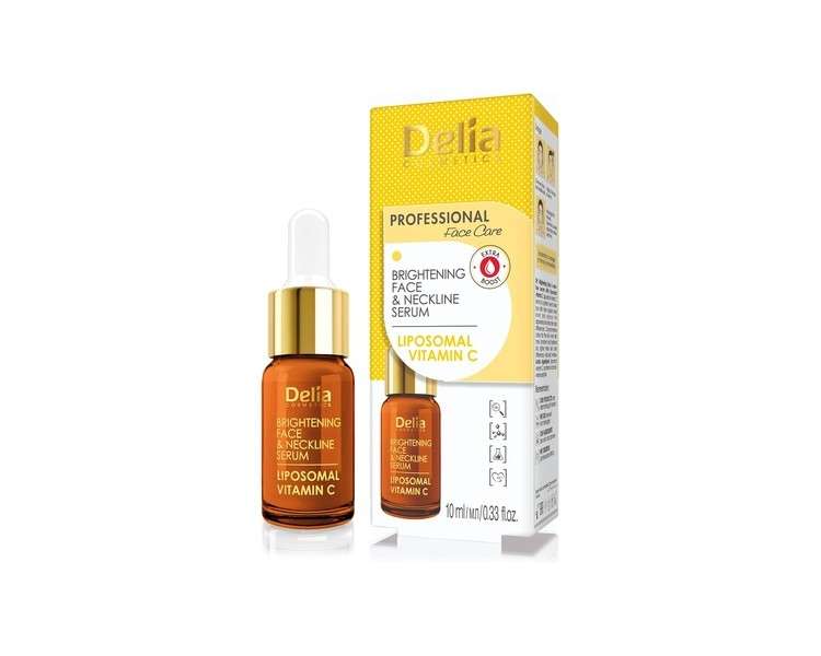 Delia Cosmetics Smoothing Serum for Face Neck and Décolleté Mandelic Acid 100% Serum for All Skin Types 10ml