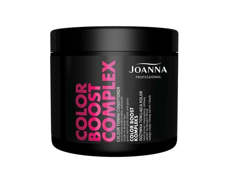 Joanna Professional Color Toning Conditioner Micro Proteins Enriched Formula 500g - Warm Pink Color