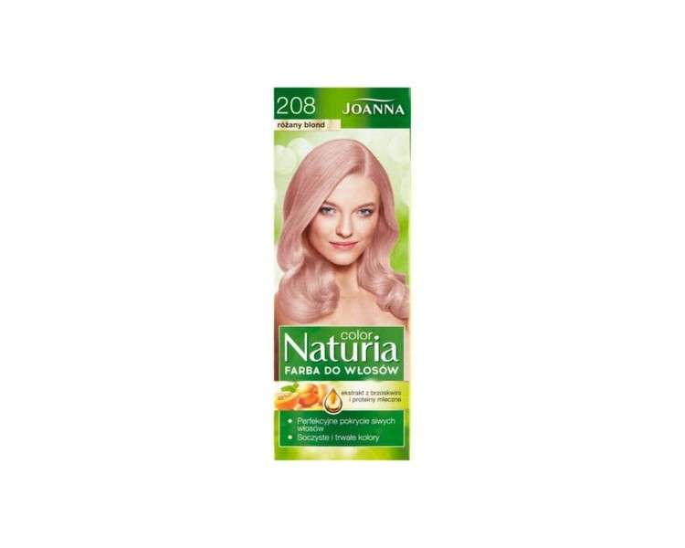 Joanna Naturia Color Hair Dye 208 Rose Blonde (P1)