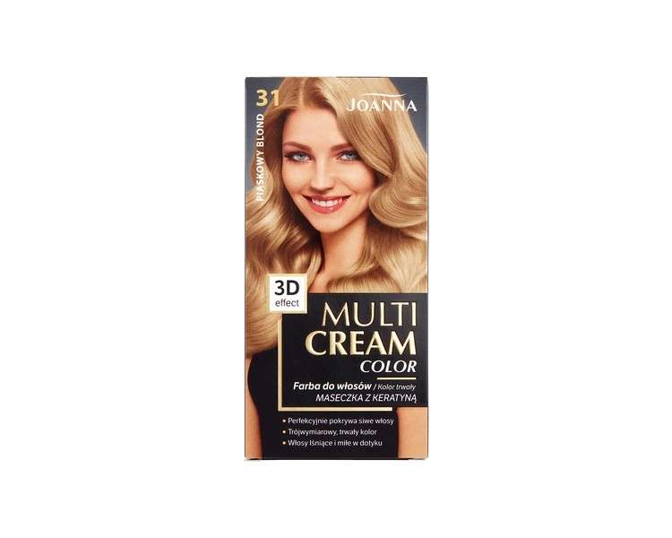 Joanna Multi Cream Color Hair Dye Sandy Blond