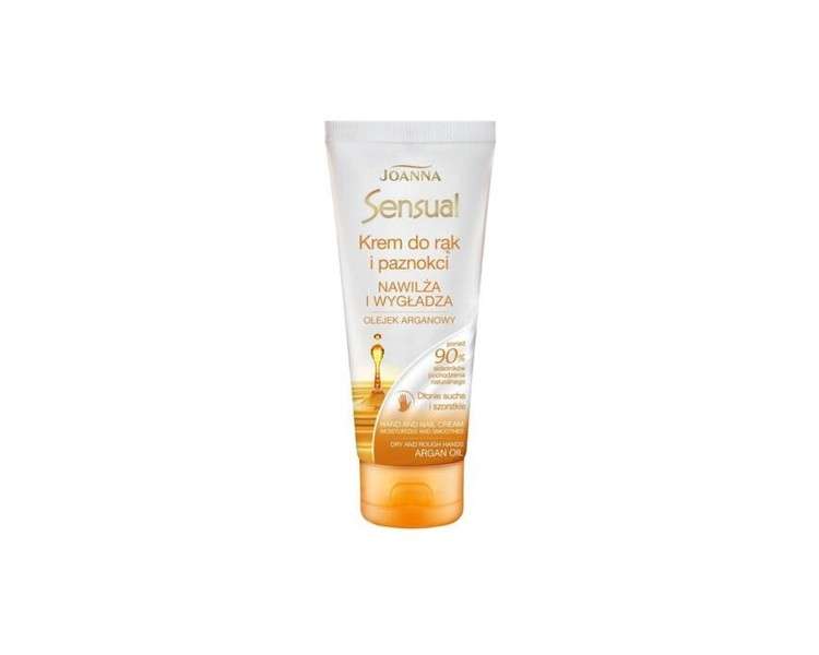 Joanna Sensual Cream for Dry and Rough Hands Argan Oil