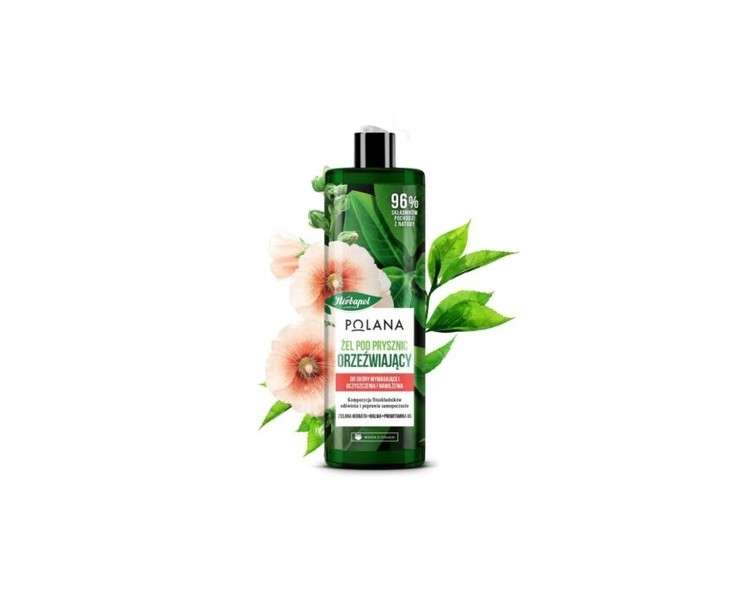 HERBAPOL Glade Refreshing Shower Gel with Green Tea, Mallow, and Provitamin B5 400ml