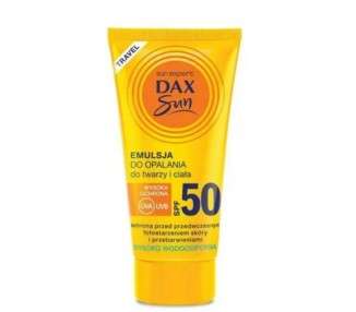 Dax Sun Face and Body Sun Lotion SPF 50 50ml - Travel Size