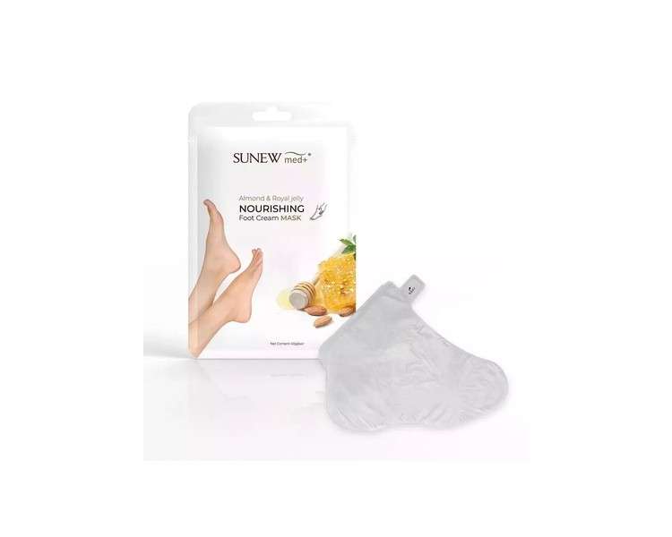 SunewMed Intensively Regenerating Moisturizing Foot Mask with Sweet Almond Oil