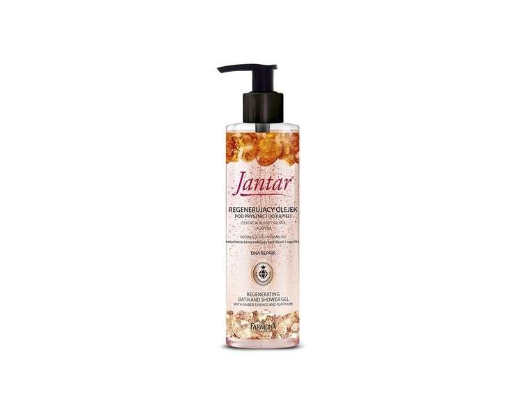 Jantar Bath and Shower Oil with Platinum 400ml