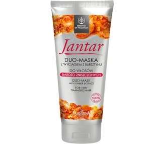Jantar Duo-Mask for Very Damaged Hair with Amber Extract 200ml