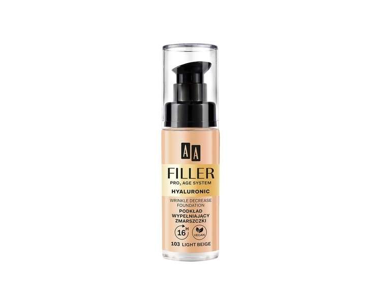 AA Make-Up Wrinkle Decrease Foundation 103 Light Beige 30ml