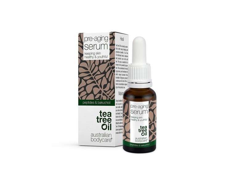 100% Vegan Anti-Aging Serum with Hyaluronic Acid, Peptides, and Caffeine 30ml - for Face and Eye Area