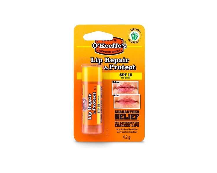 O'Keeffe's Lip Repair and Protect SPF15 4.2g