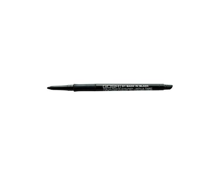 GOSH Copenhagen The Ultimate Eyeliner with a Twist 01 Back in Black