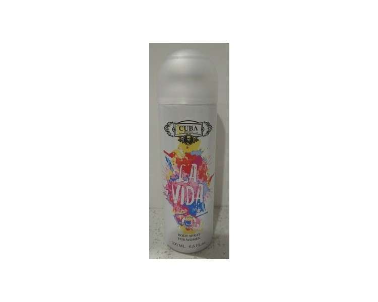 Cuba La Vida Body Spray for Women 6.6 fl. oz - New